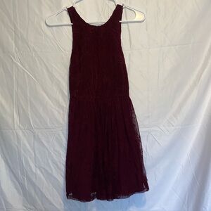 Hollister Red Halter Sundress
